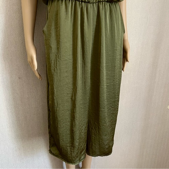 XHILARATION Green Silk Romper - Picture 8 of 11